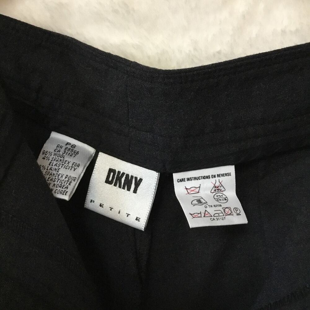 DKNY Dark Gray High-Waist Dress Pants - Picture 8 of 16